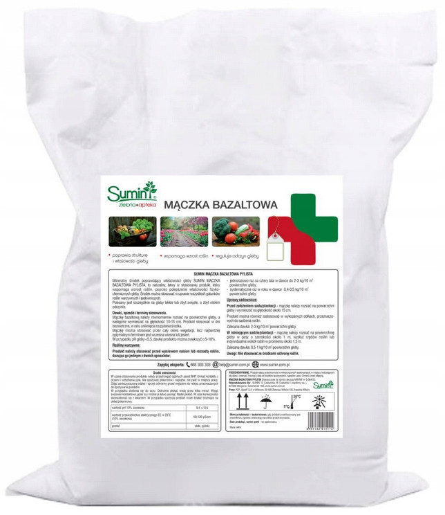 

Sumin Mączka bazaltowa nawóz ekologiczny 10 kg