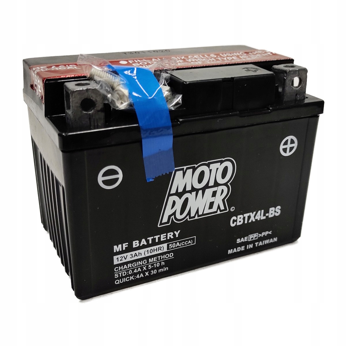 

Akumulator Agm Moto Power CBTX4L-BS 12V 3Ah 50A