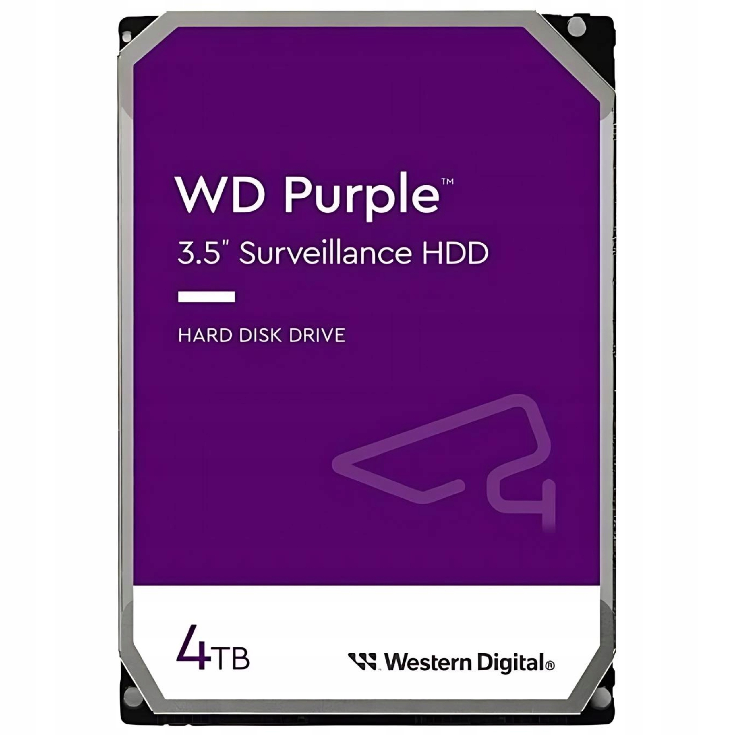 Dysk Twardy Hdd 4TB Sata Do Monitoringu Rejestratora 3.5 4T Wewnętrzny Wd