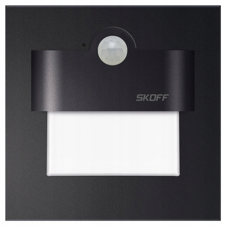 Schodiskové Svietidlo Tango Led 2,4W 3000K Teplá Farba Čierna Matná Skoff