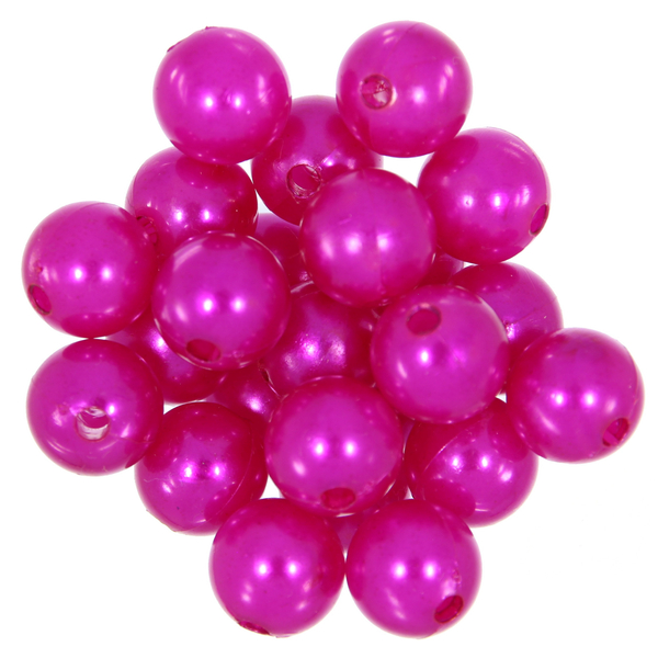 Korálky perly perličky akrylová perla 14mm 500g