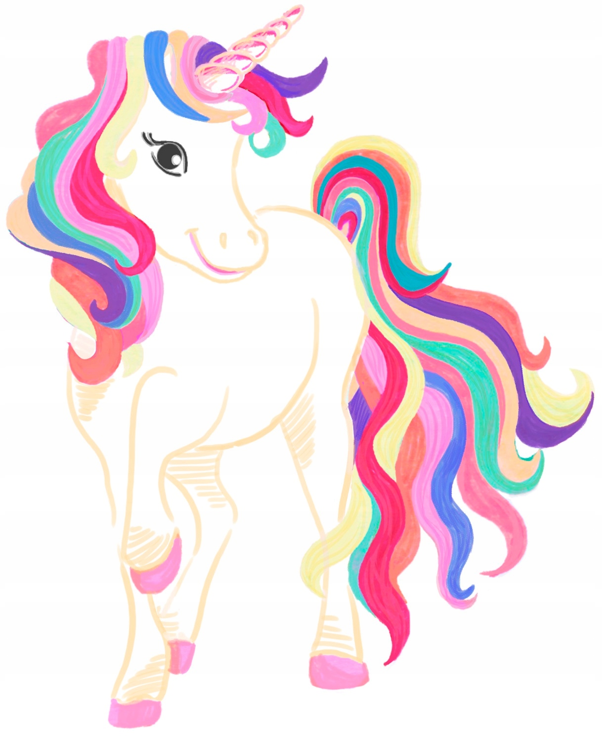 FABER-CASTELL Flamastry pisaki Connector JEDNOROŻEC markery mazaki ZESTAW Płeć chłopcy dziewczynki unisex