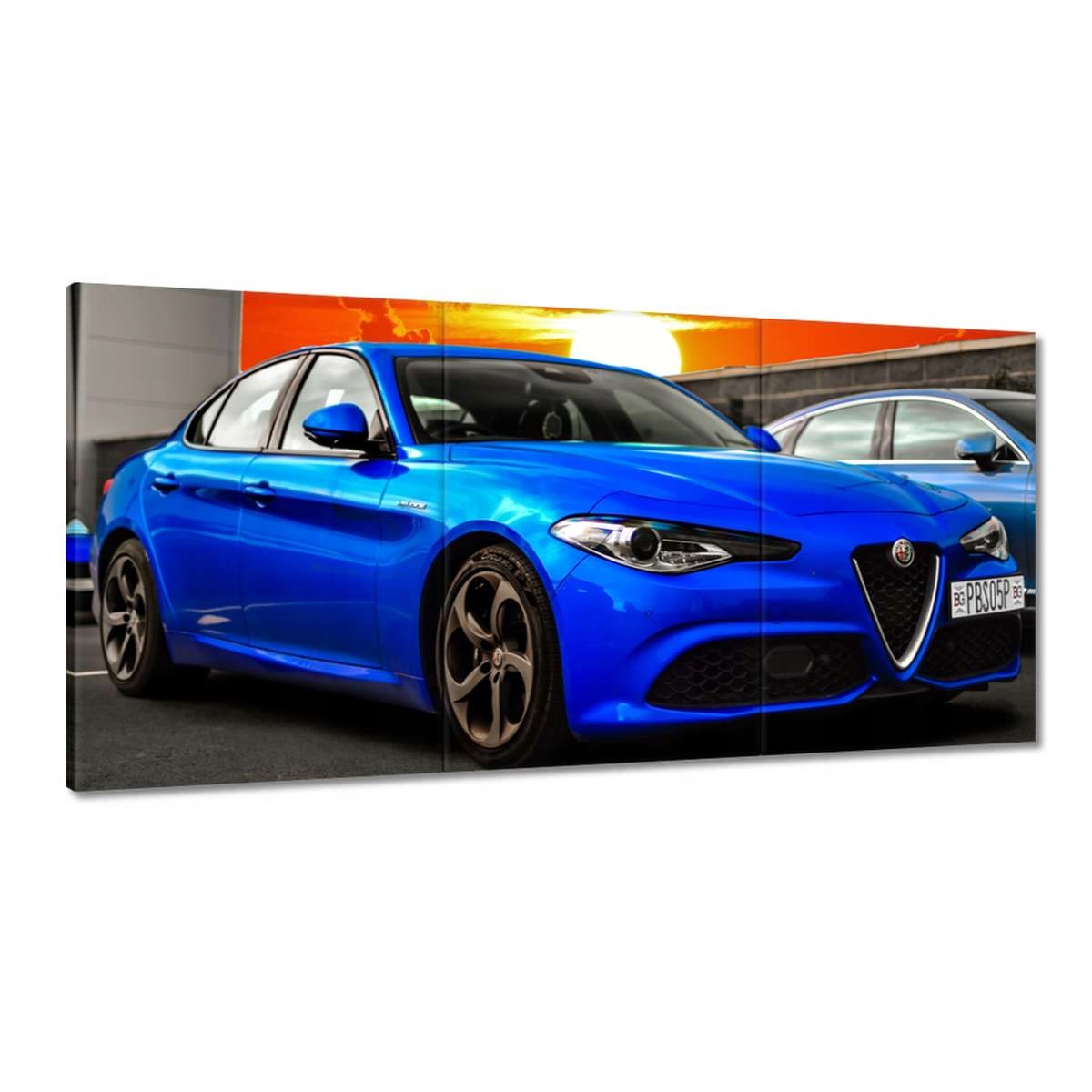 Obrazy 180x90 Alfa Romeo Auto Blue