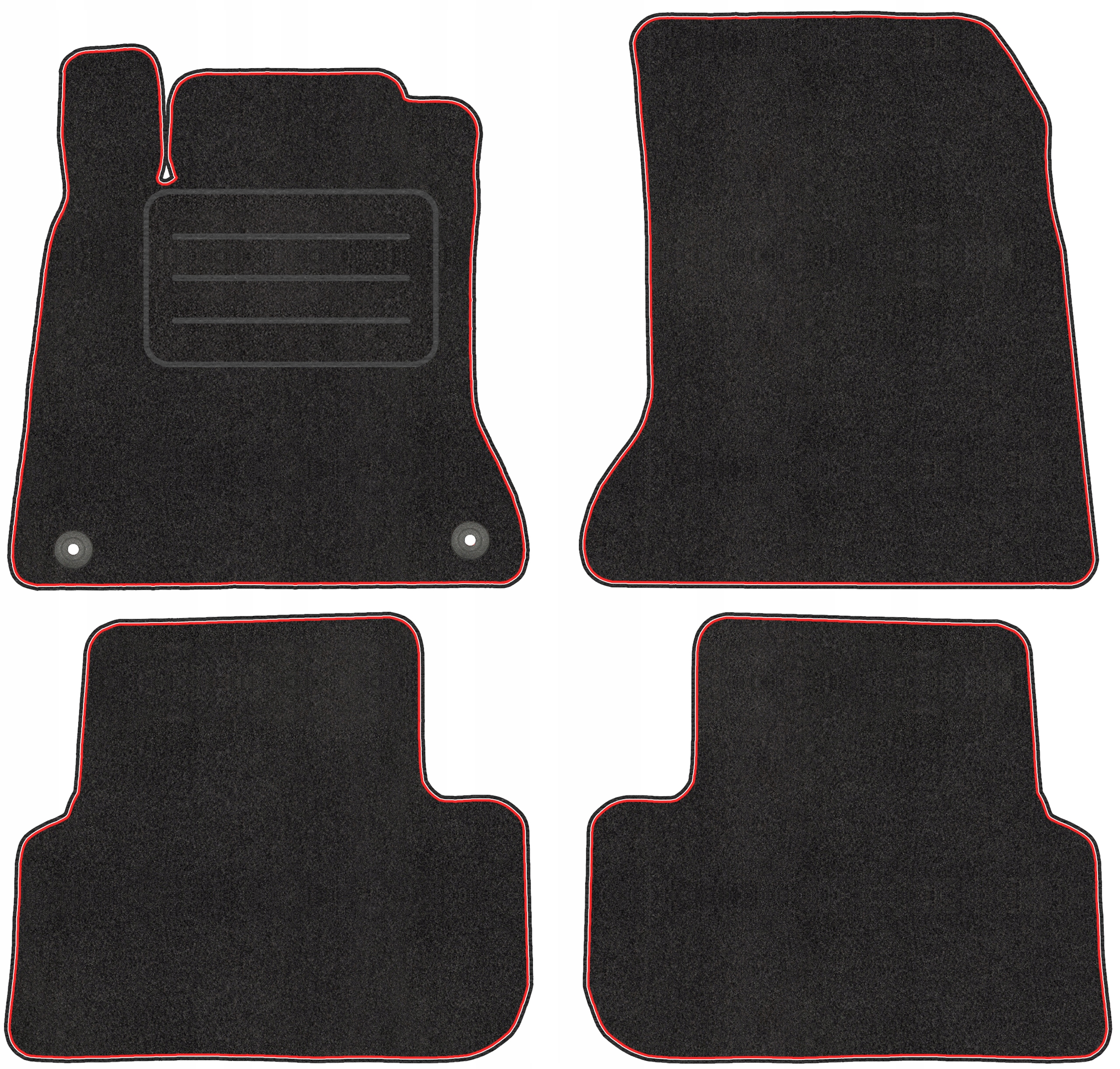 Velúrové koberčeky z polyamidu pre Mercedes A W176 12-