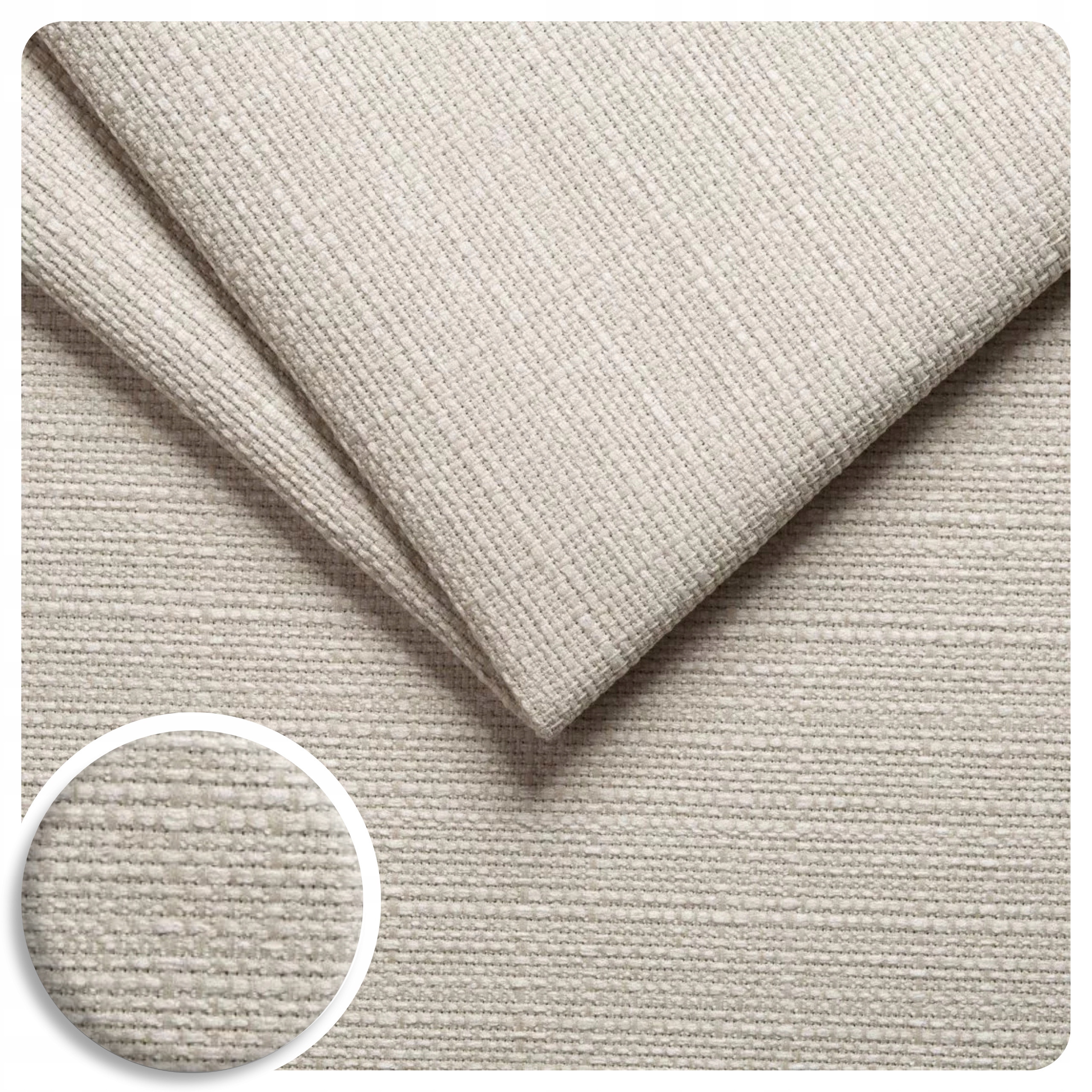 Tkanina Tapicerska Plecionka ARTEMIS 01 Materiał Na Meble Wyrazisty Splot