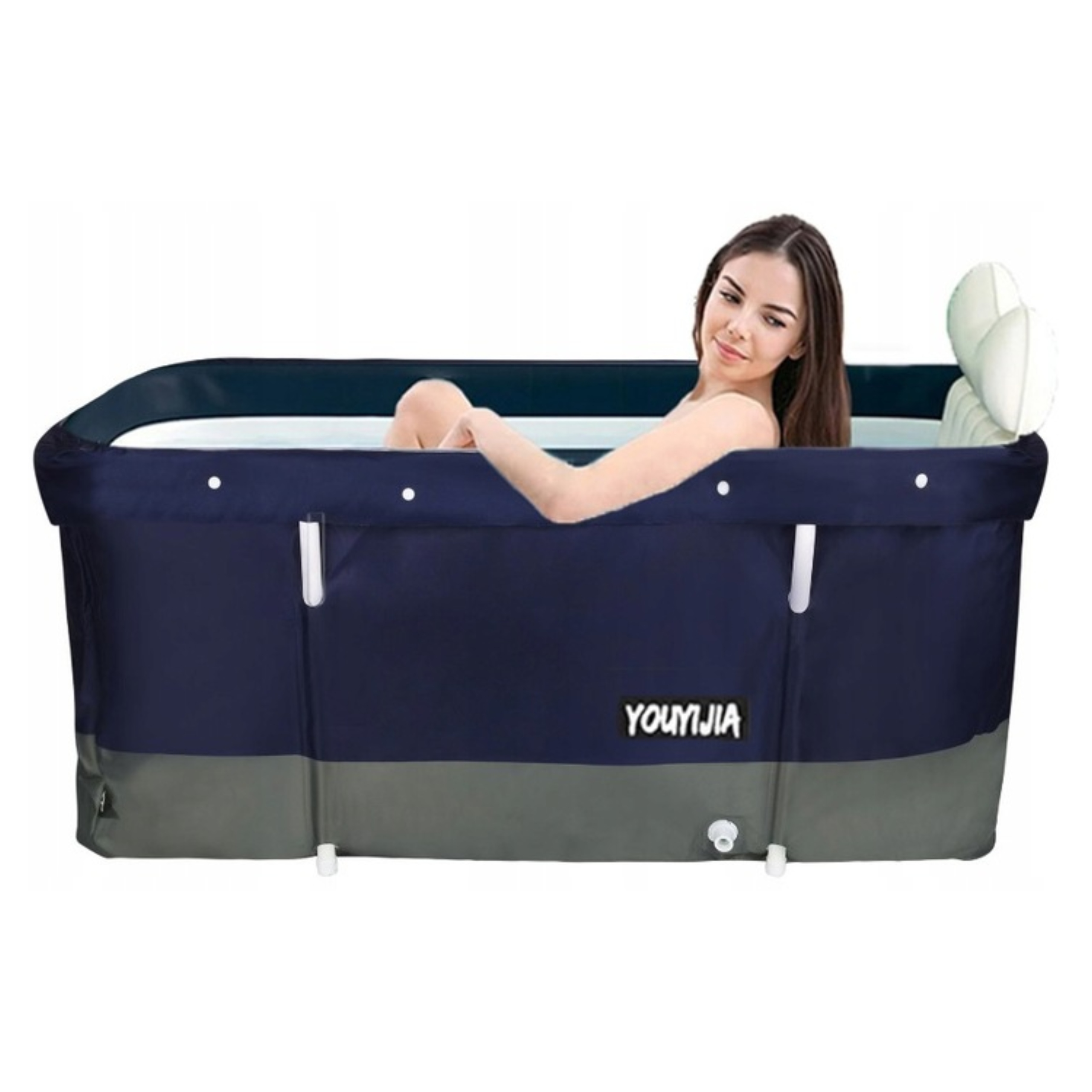 Skladacia Prenosná Vaňa Na Kúpanie S Roštom Poťah WN-01