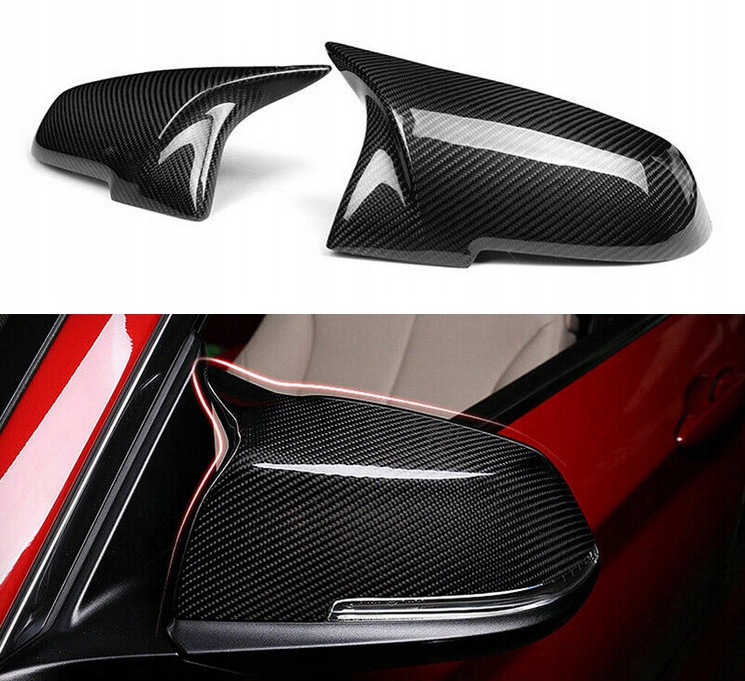 Kryty Zrcátek Bmw F20 F21 F30 F31 F32 F36, Krytky Zrcátek Carbon