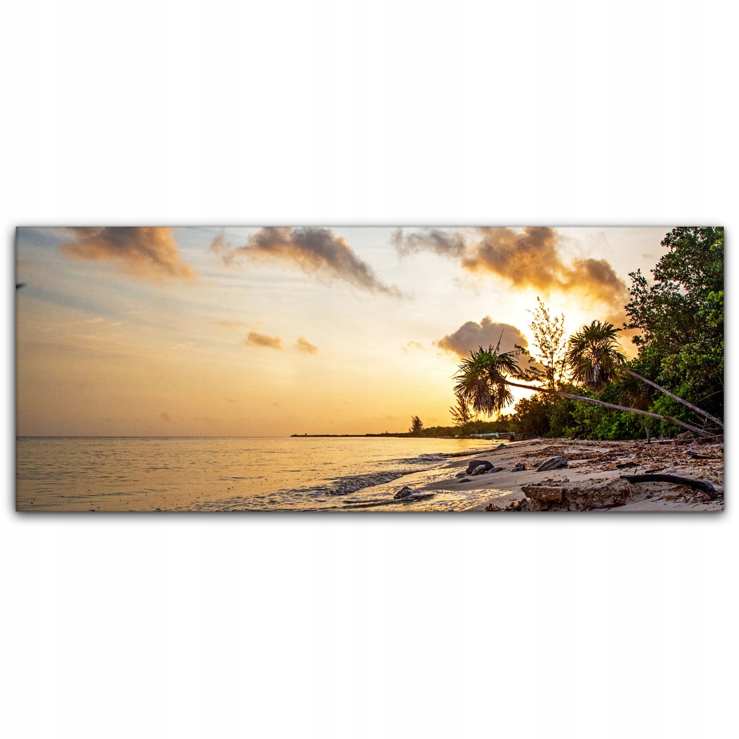 

Fotoobraz na płótnie 125x50 Tropiki Zachód Słońca