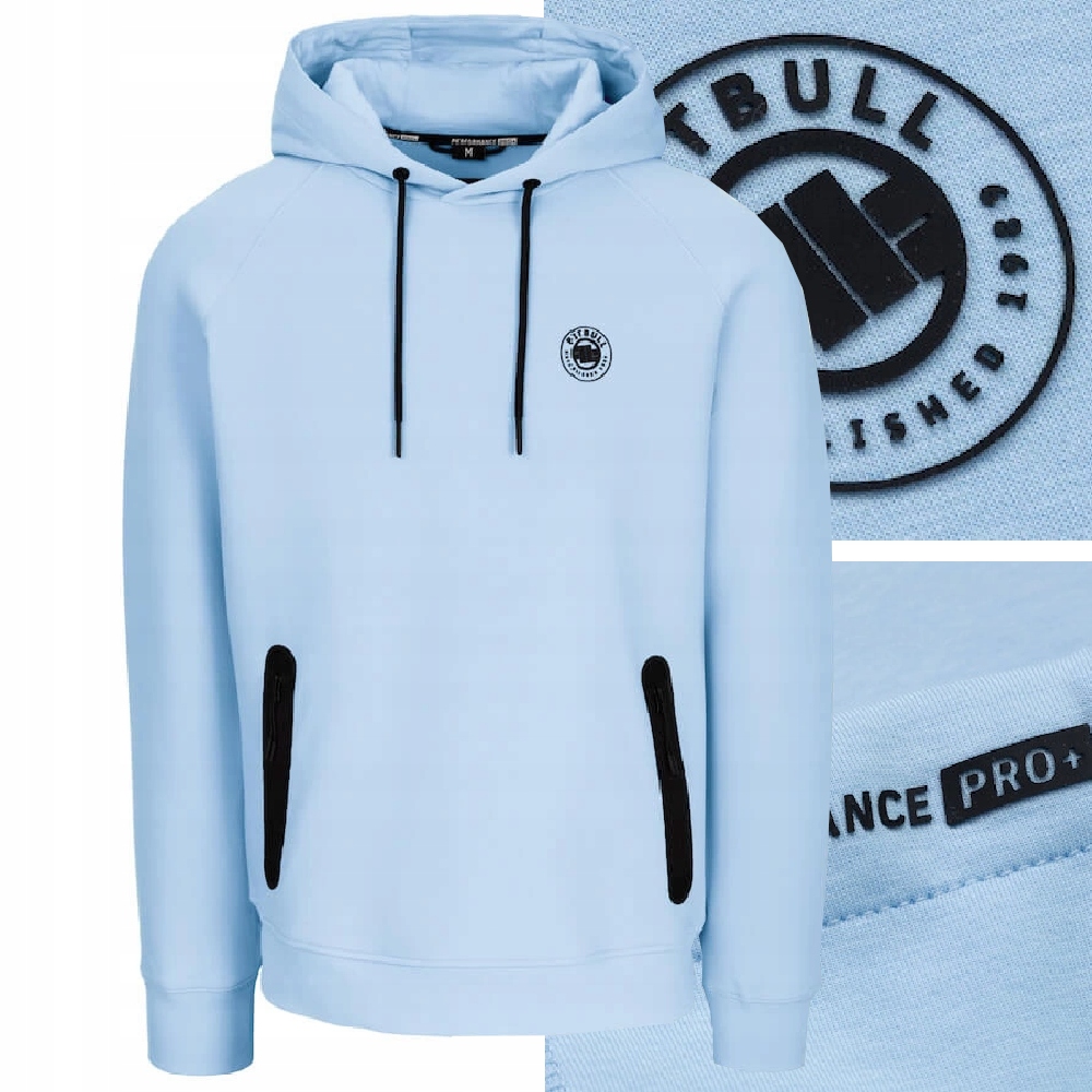 Pánská bavlněná Mikina Pit Bull Dogwood S Kapucí, pohodlná, lehká