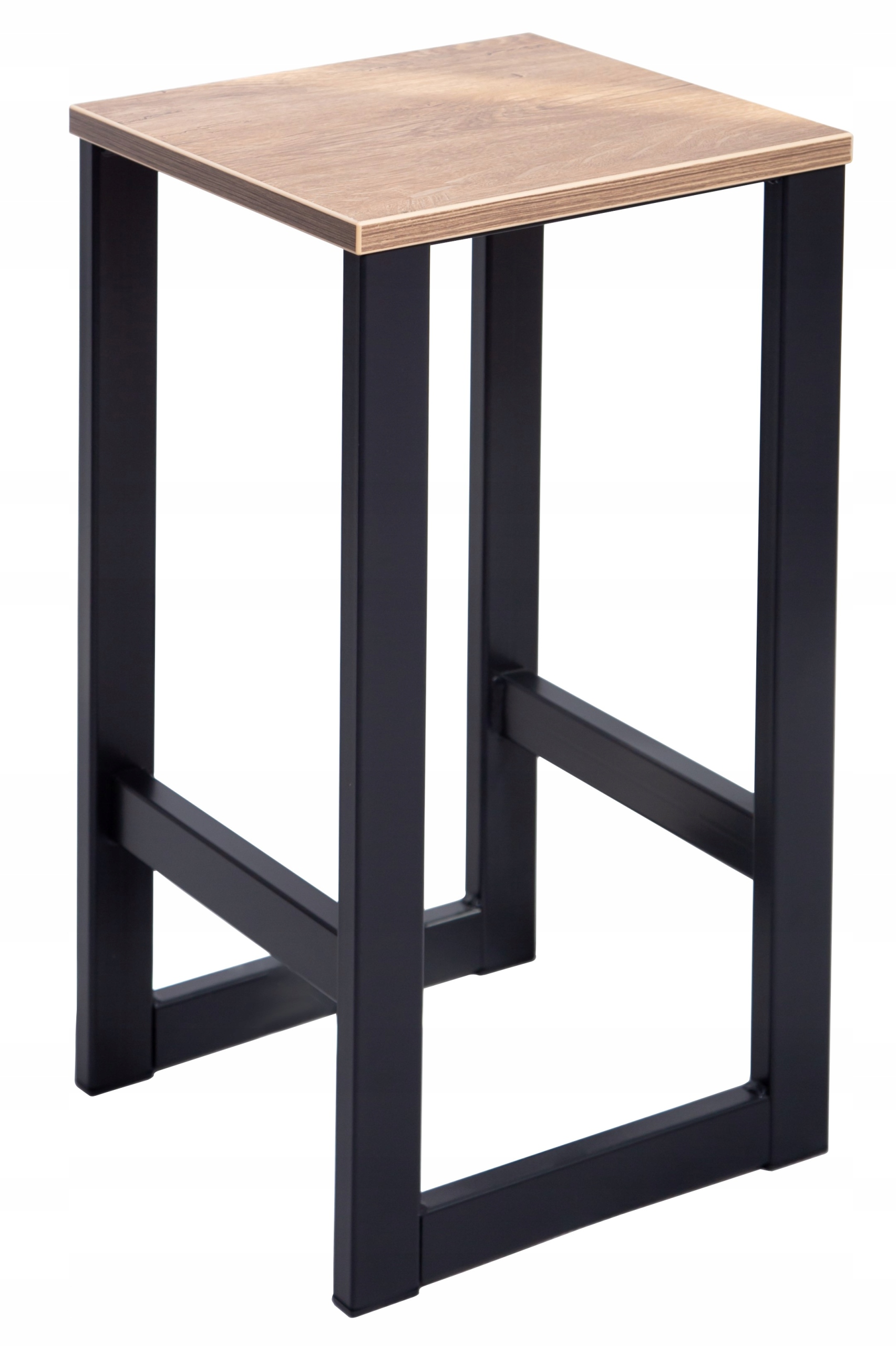 

Solidny Hoker metalowy loft 58 cm stołek,taboret