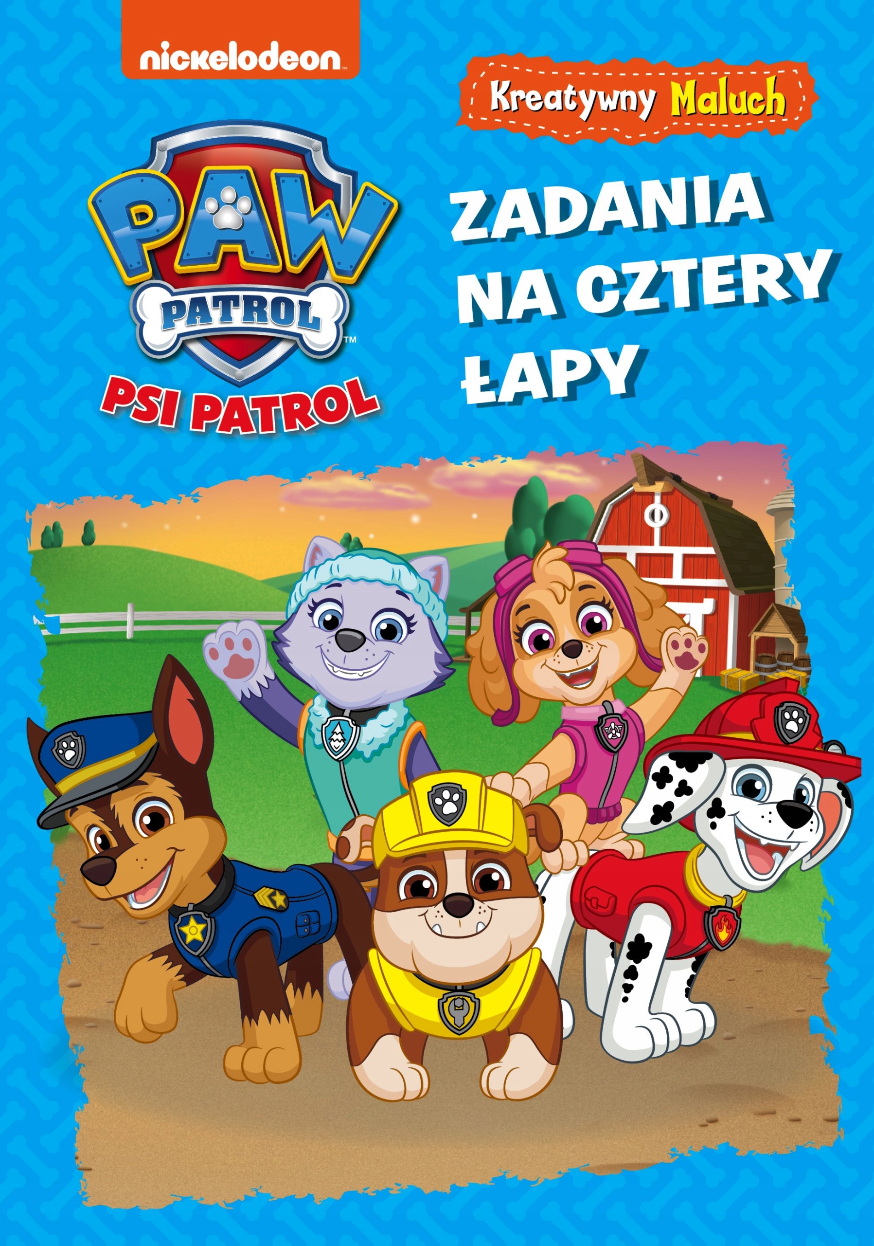 

Psi Patrol Kreatywny Maluch 5 Zagadki Naklejki
