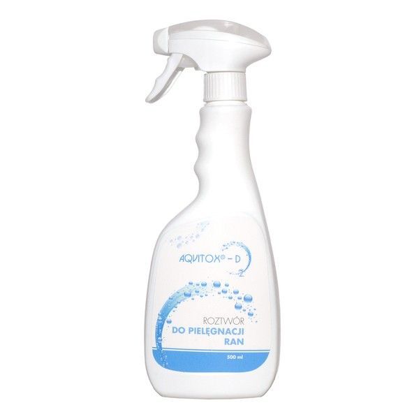 

Aqvitox D do pielęgnacji ran 500 ml atomizer