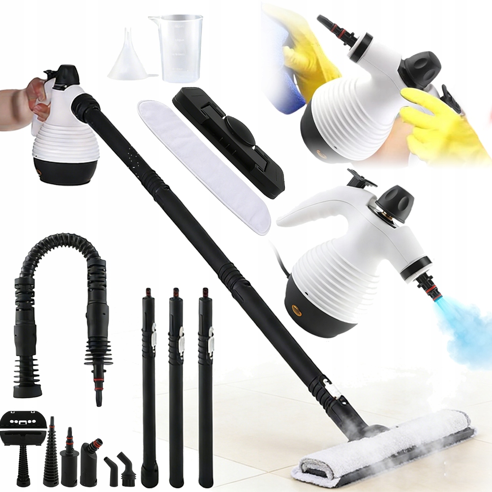 Myjka Parowa Mop Elektryczny Czyścik Parowy 1050W 46PSI 350ml Do Kuchni