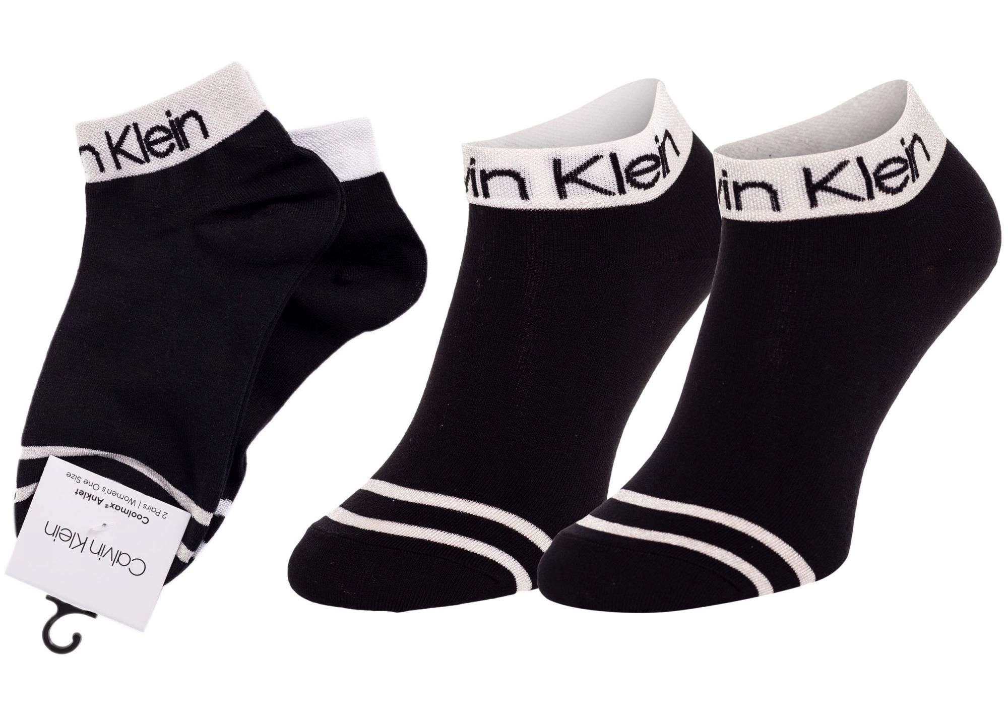 

Calvin Klein Skarpetki Stopki 2P Black R:37-41