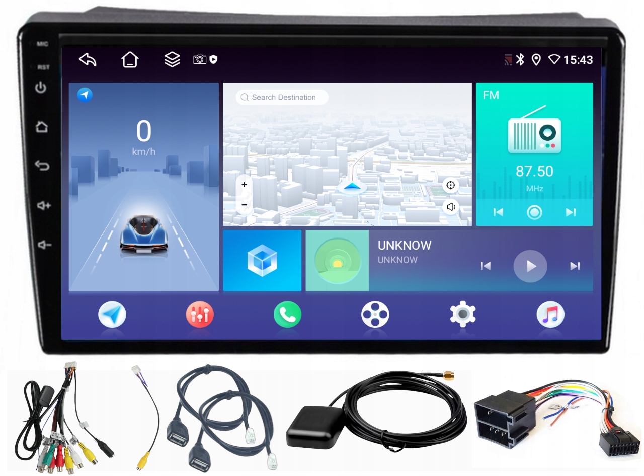 Rádio Navigácia Android Carplay Renault Traffic 2001-2010 4GB 64GB Sim