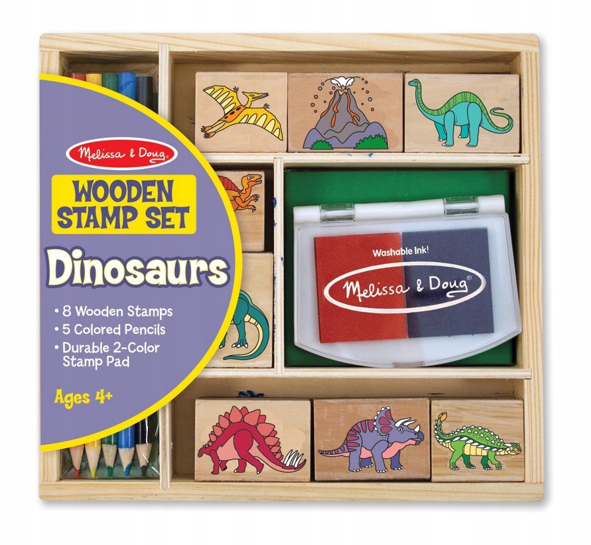 

Melissa&Doug Zestaw Stempelki Dinozaury