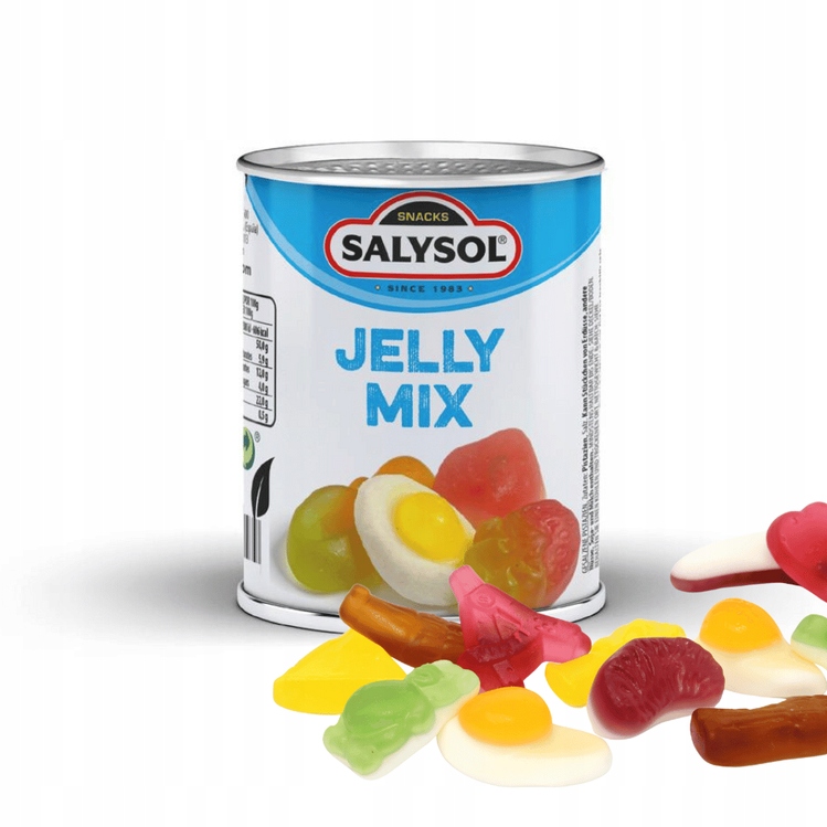 Żelki owocowe mix Salysol puszka 60g x 96 szt.