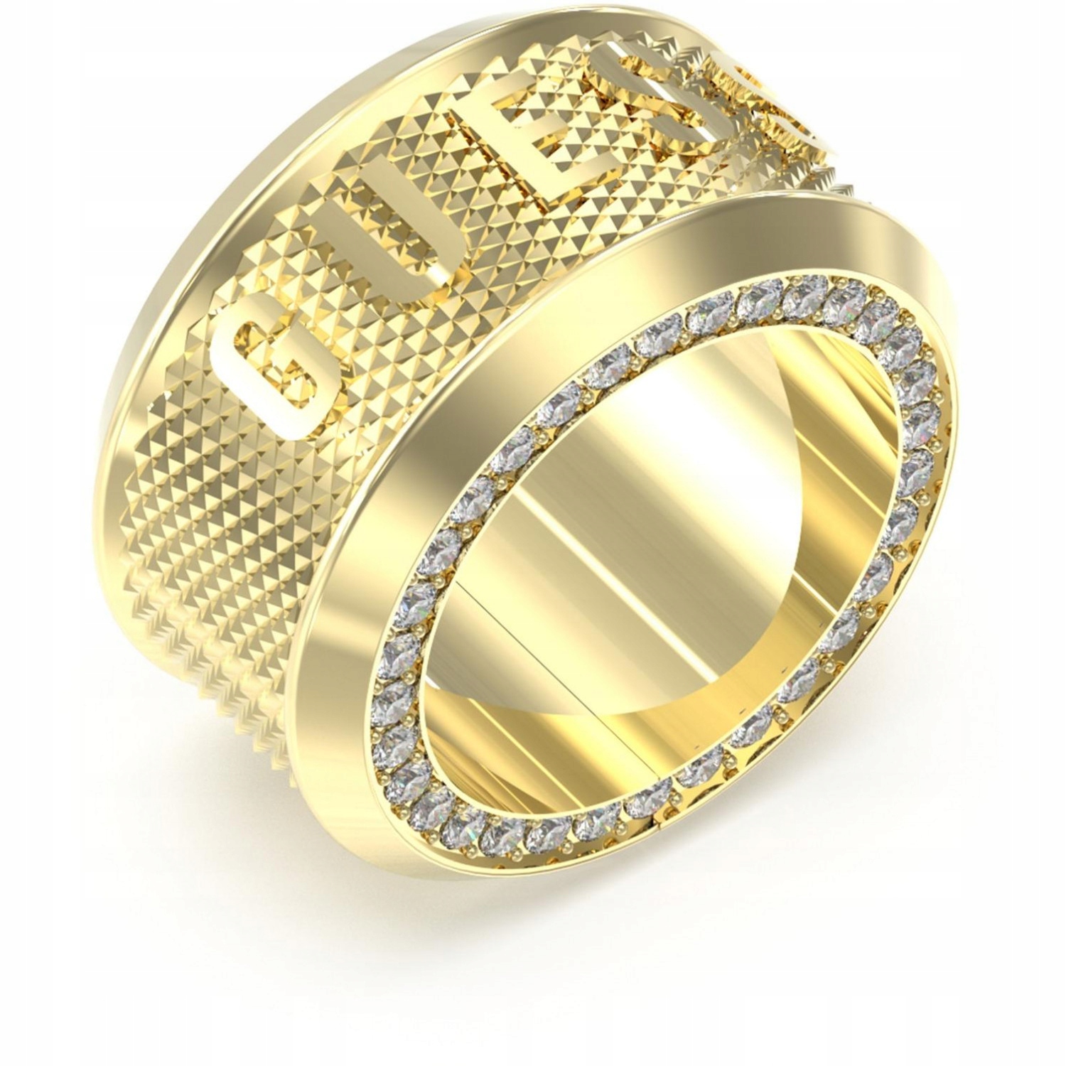 Pánský snubní prsten Guess ocel 316 l R-22