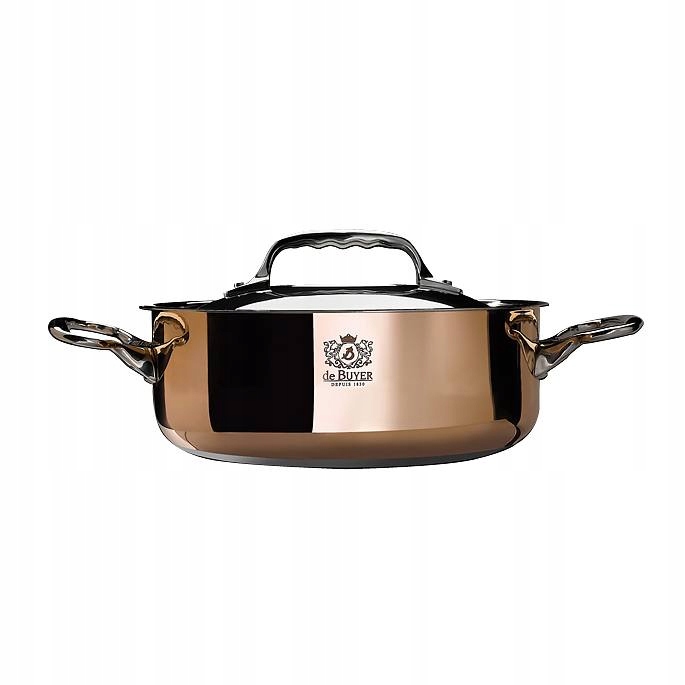 de Buyer 6241.24 Saute Pan Copper Prima Matera