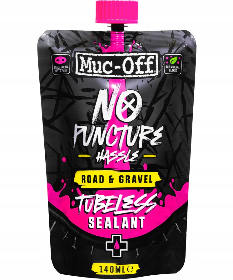 Muc-Off No Puncture Hassle Road & Gravel 140ml mleko rowerowe szosa/gravel