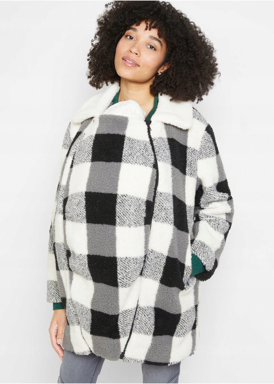 JESIEŃ CIĄŻOWA KURTKA Z WSTAWKĄ NIEMOWLĘCĄ 46 3XL