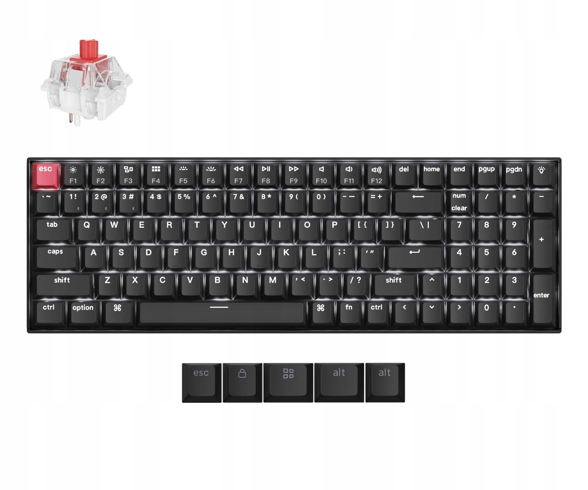 Klawiatura gamingowa mechaniczna Keychron K4 Version 3 Keychron Red