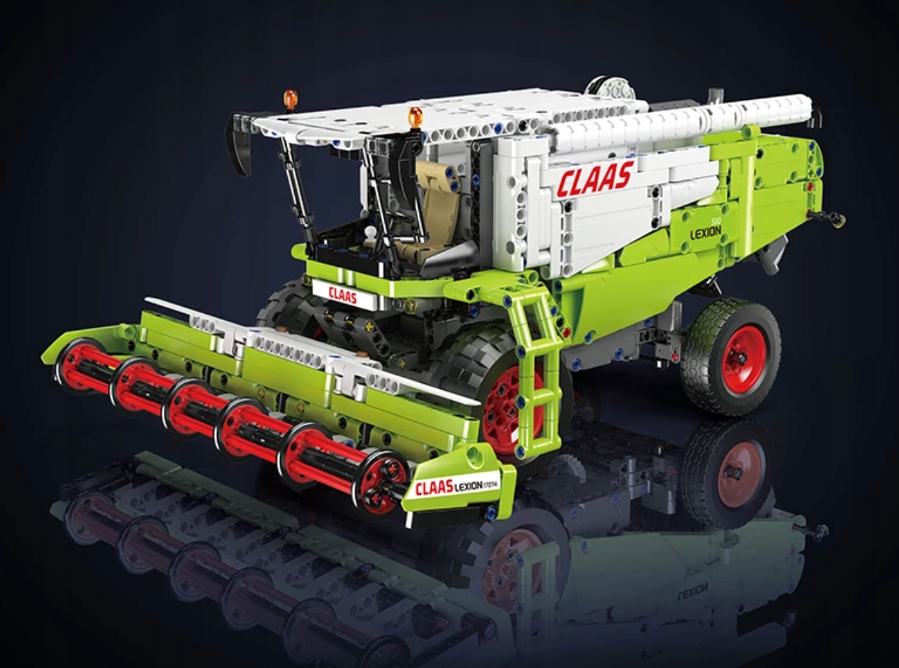 Bloki transportlīdzekļa vadāms HARVESTERS CLAAS 1265-bloki 2-dzinēju pilots 40cm. Laipna braukšana