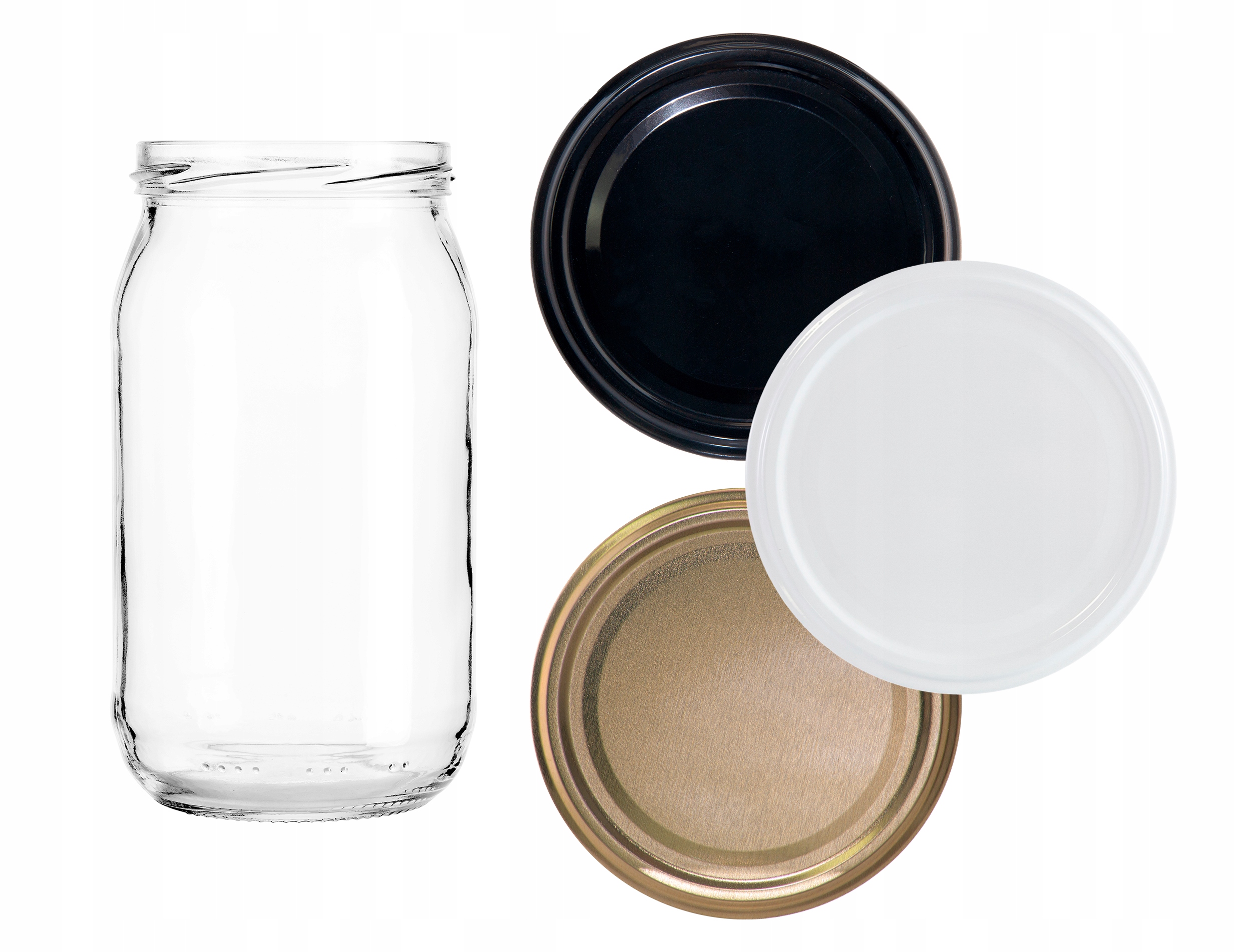 10x Słoik szklany 900ml na OGÓRKI MIÓD PRZETWORY