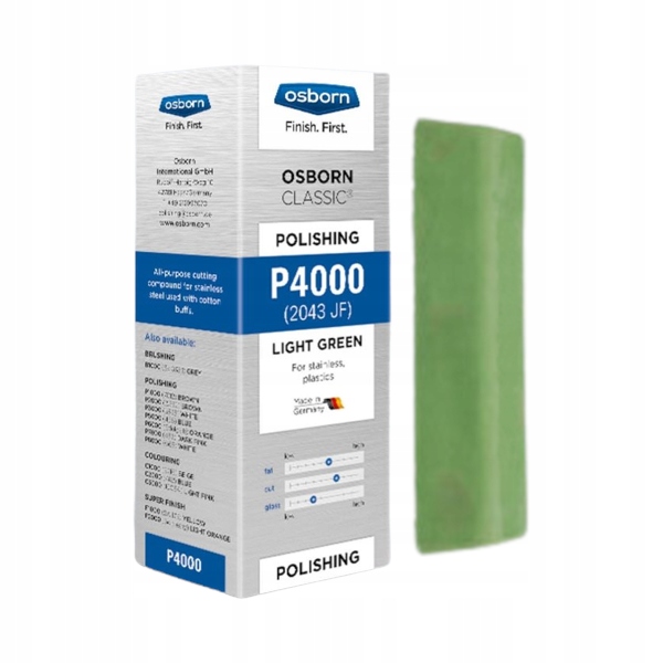 PASTA POLERSKA WYCINAJĄCA JASNO ZIELONA P4000 1kg