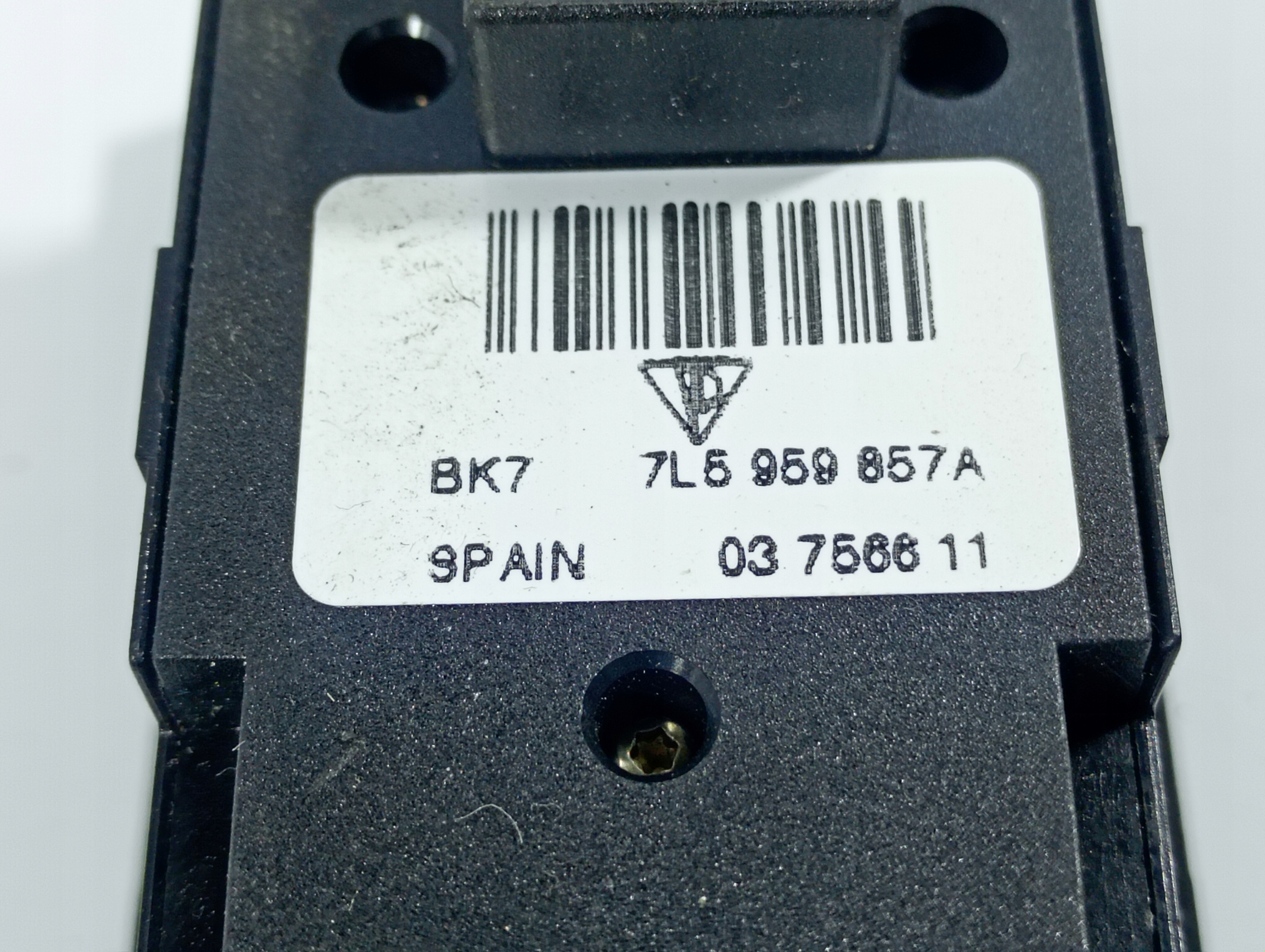 switch switch windows left OE 7L5959857A Porsche Cayenne 1 and 9PA 02-10