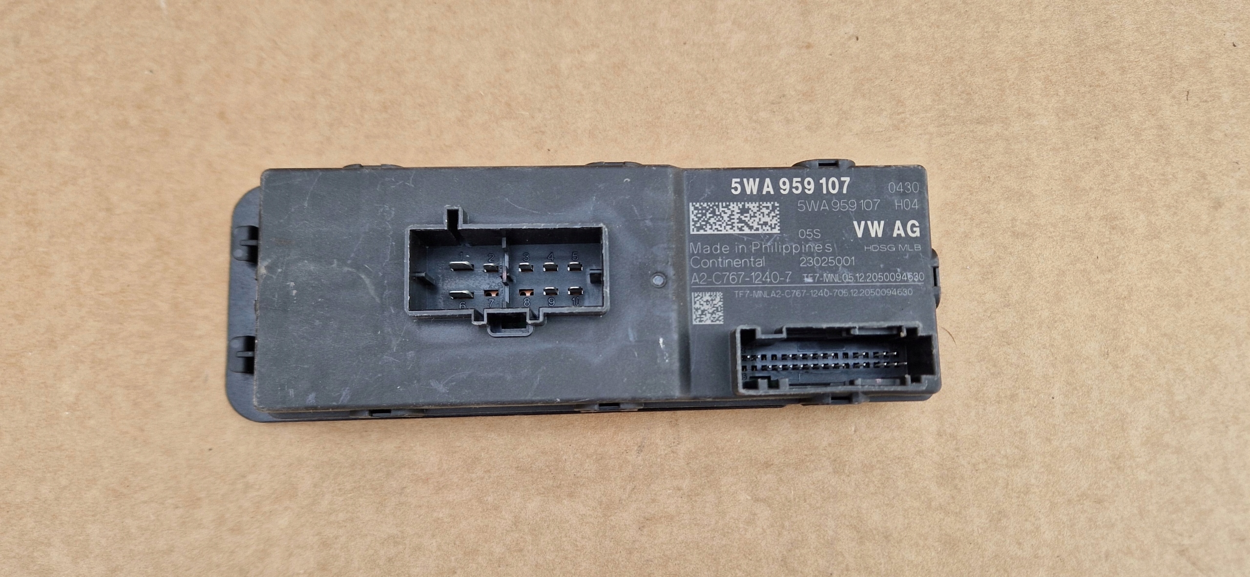 module control unit bonnet 5WA959107 VW AUDI SKODA