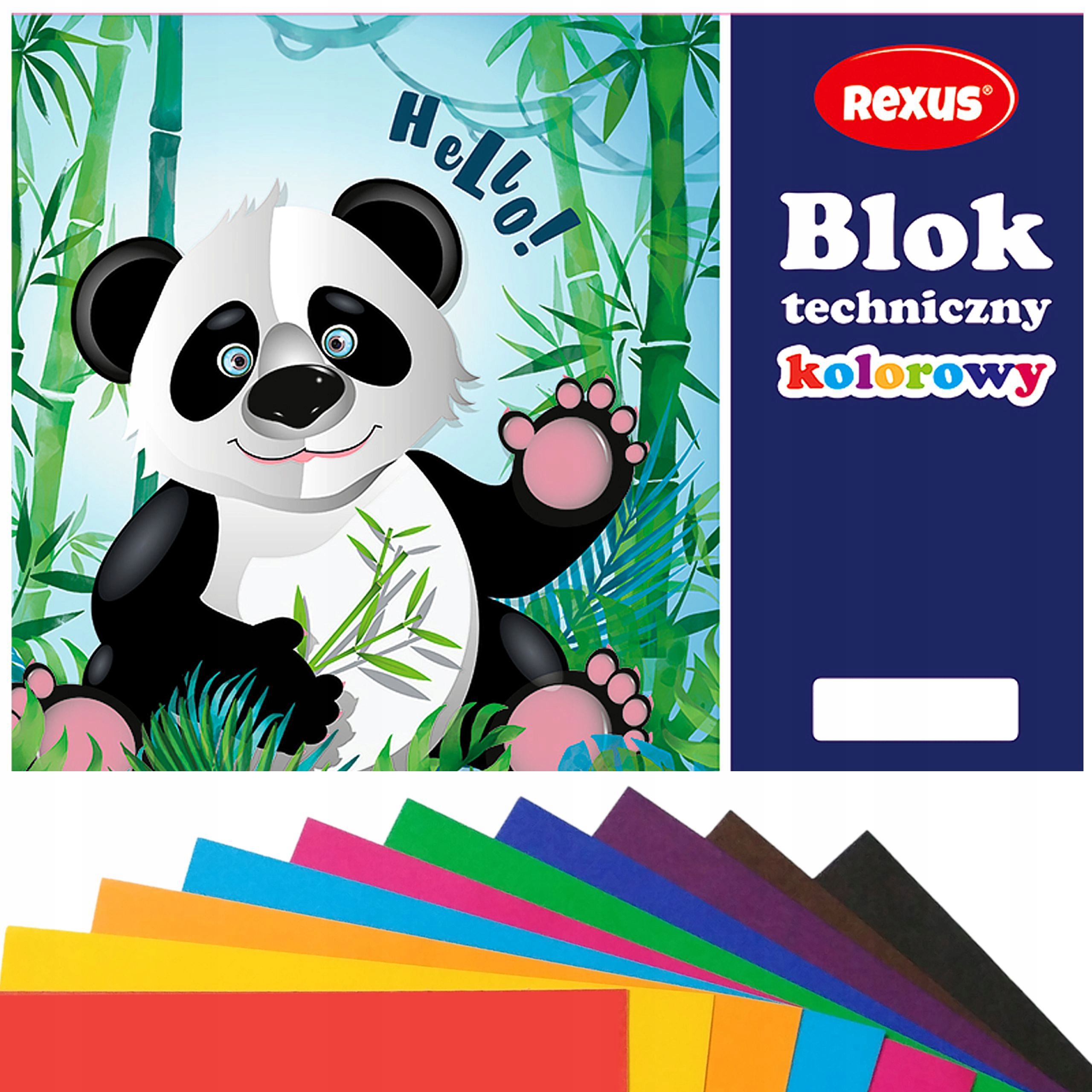 

Blok Techniczny Kolorowy 10 Kartek A4 Beniamin