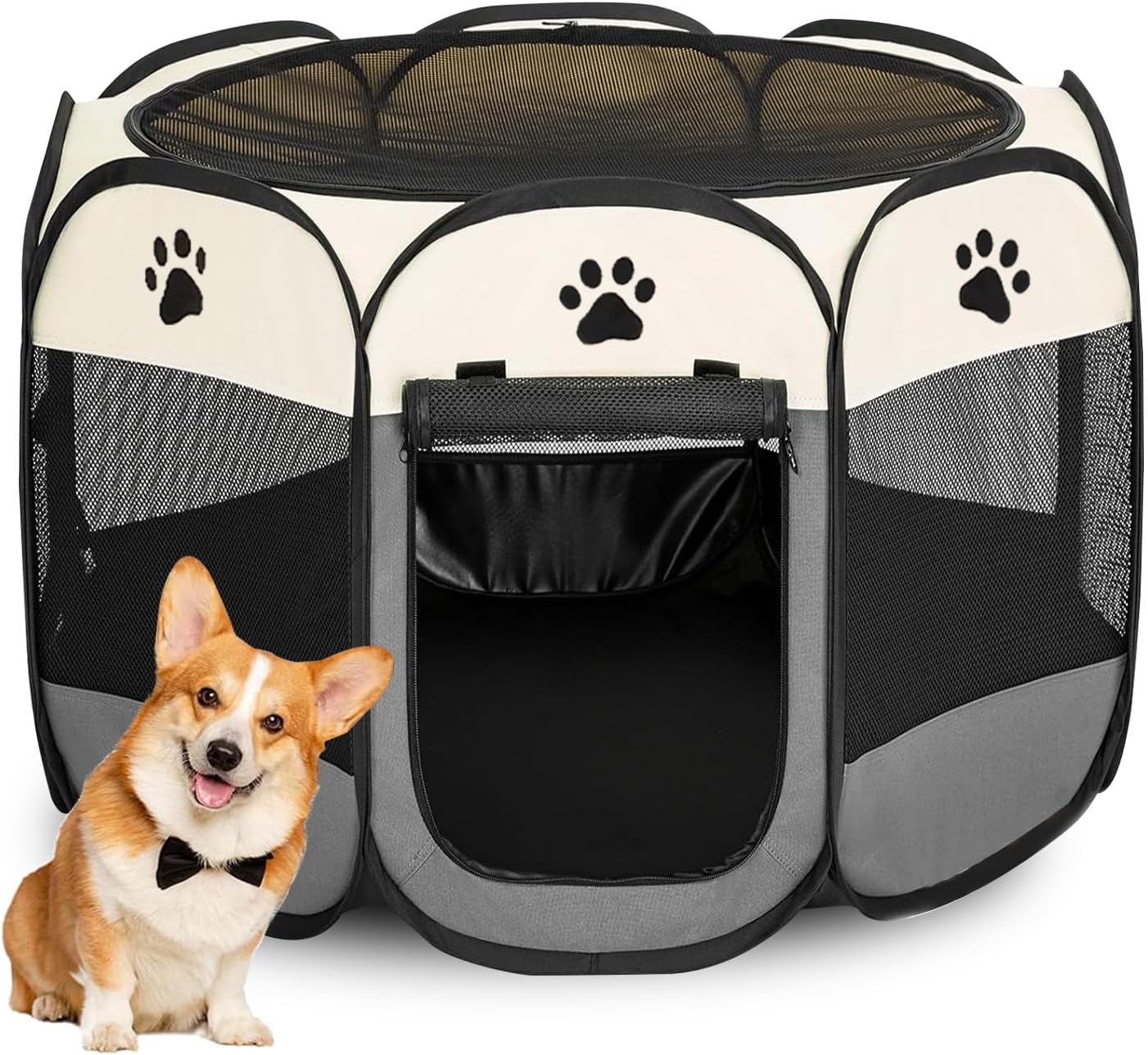 Levně Skládací Kotec pro zvířata Voděodolná, lehká pro kočku a psa