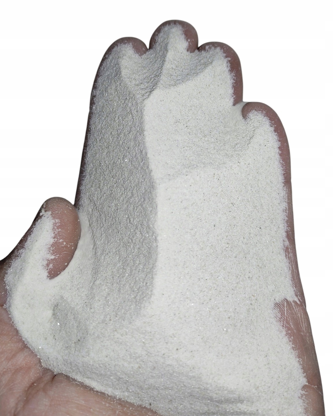 Písek Křemenný Stelivo Mramor Ekry Bílý Do Les Ve Sklenici Každý O Hmotnosti 24 Kg