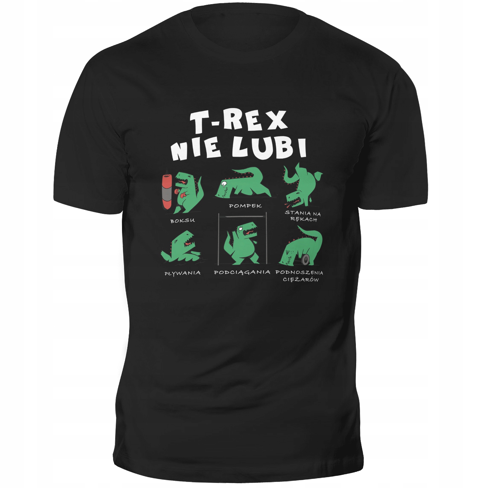 

T-rex T Rex Koszulka Na Siłownię Trening Dinozaur