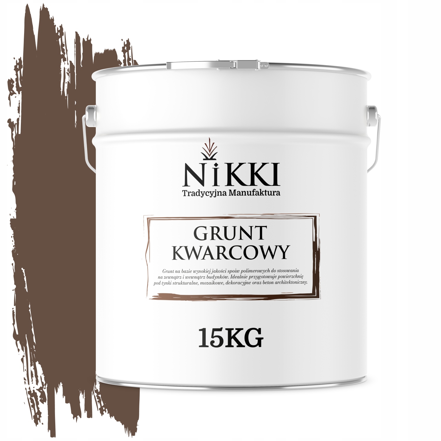 Základný Náter Pod Mozaikovú Omietku Hnedá Tmavá M63 15KG Podklad