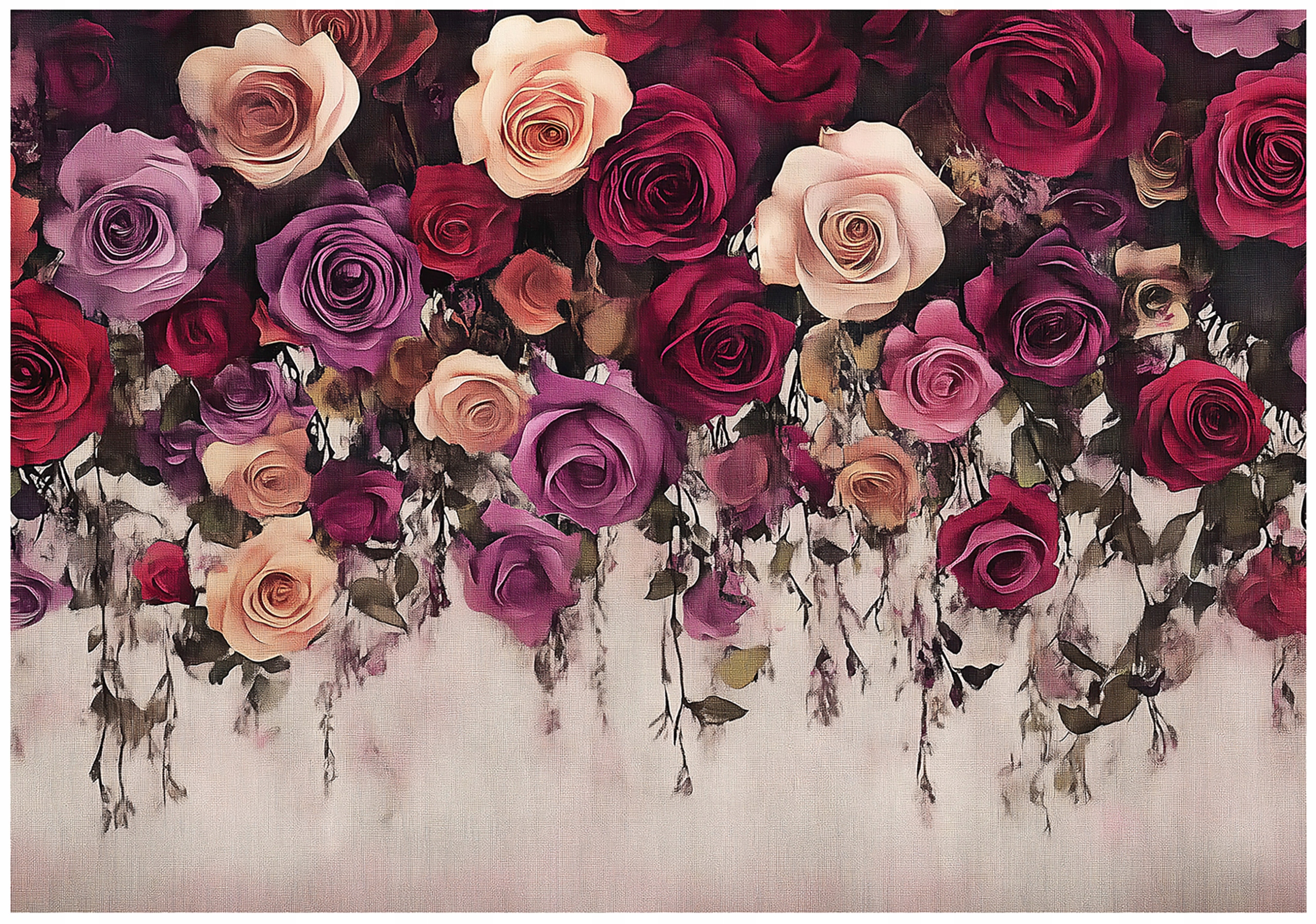 Fototapeta Růže Ombre Elegance Květinová kytice Krajina 300x210 lepidlo