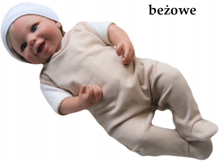 

Śpiochy śpioszki pajacyk 74 bawełniane rozpinane