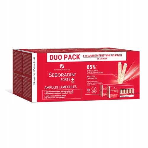 

Seboradin Forte Ampułki Duo Pack 28 ampułek x5,5ml