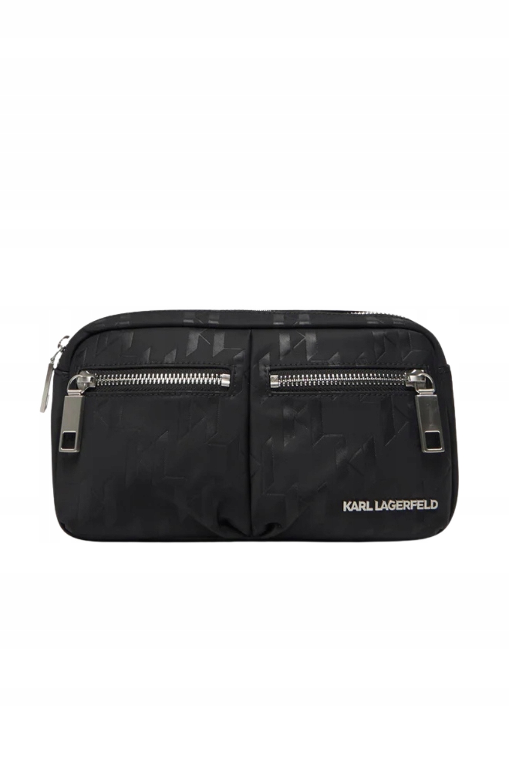 Karl Lagerfeld Černá pánská ledvina s monogramem