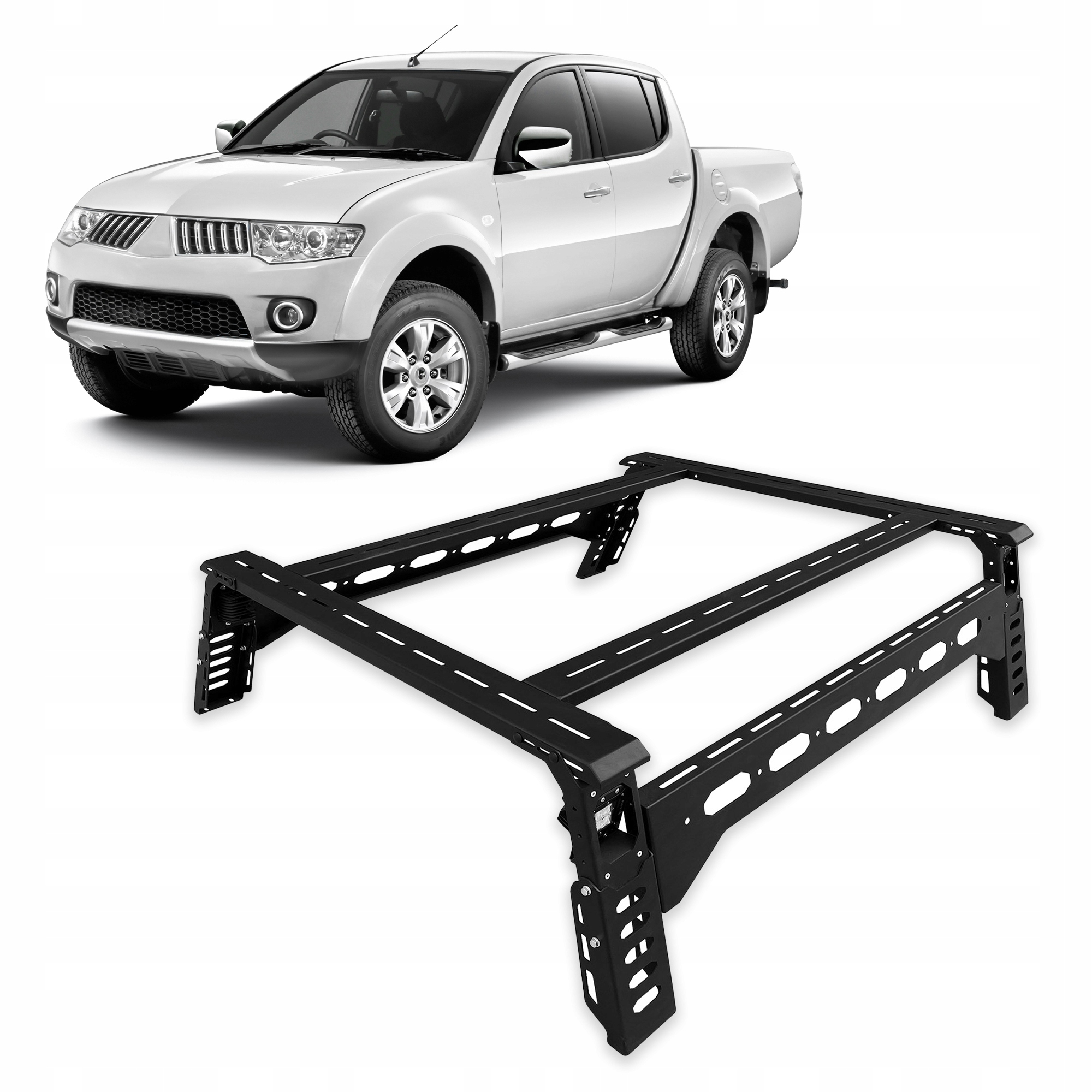 Nástavba rámu pod stan s Led pro Mitsubishi L200 IV 2006-2015