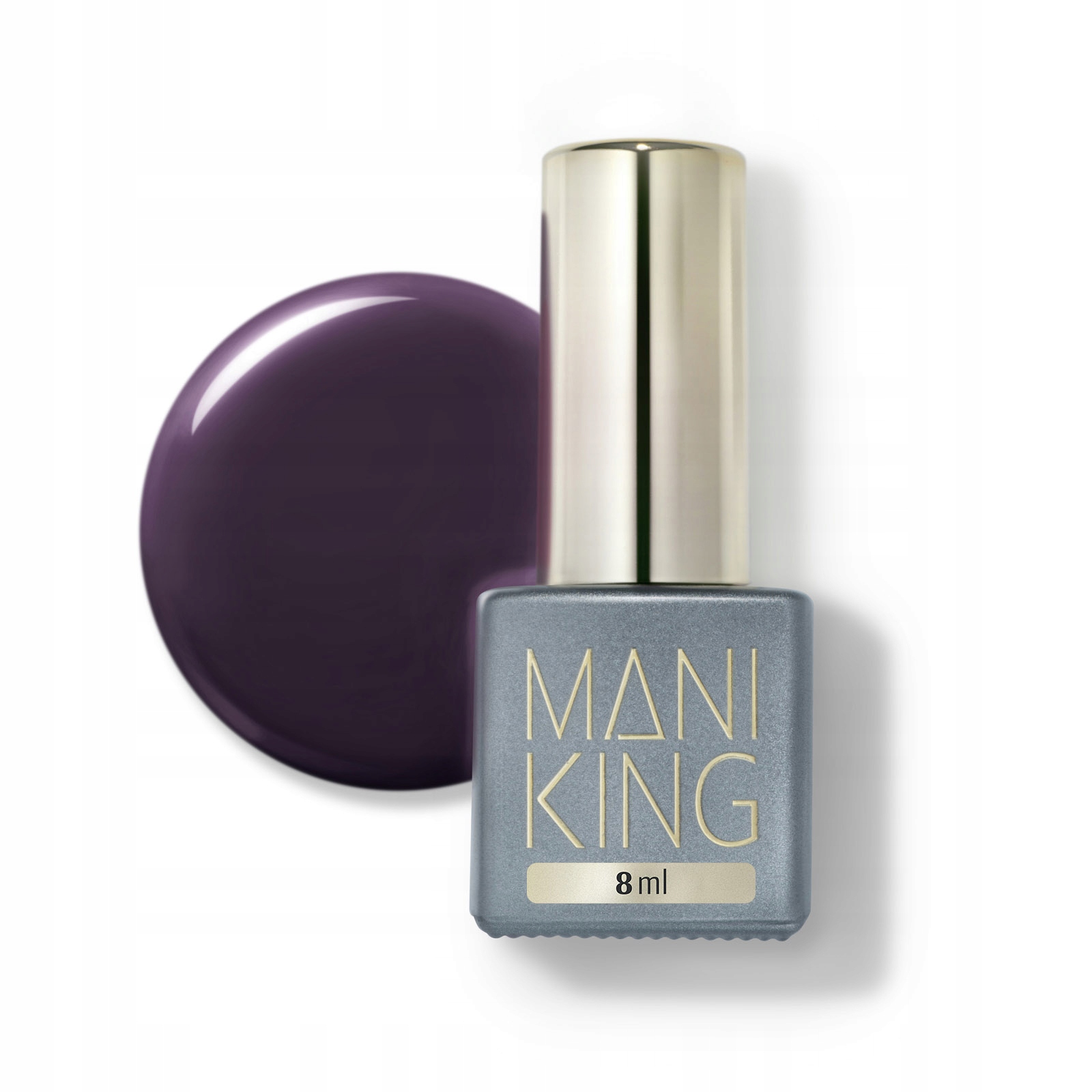 

Lakier Hybrydowy Ciemny Fiolet Mani King M058 8 ml
