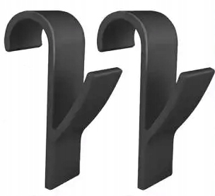 2x HACZYK WIESZAK NA RĘCZNIKI GRZEJNIK KALORYFER ŁAZIENKOWY ŁAZIENKI CZARNY