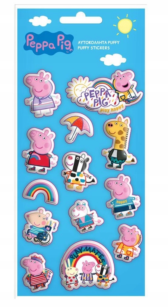 

Naklejki wypukłe Świnka Peppa 482660