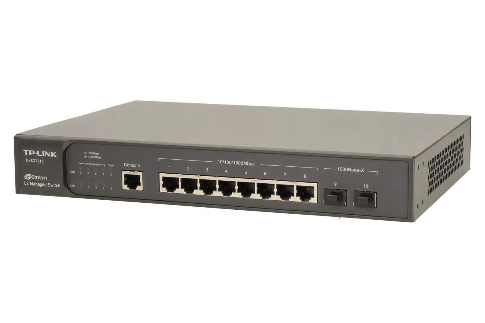 Switch TP-Link SG3210 JetStream L2 Managed, 8x Glan, 2x Sfp, Omáda Sdn