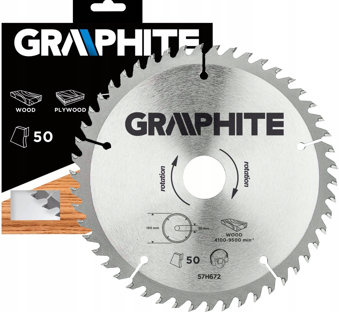 

Graphite Tarcza Do Pilarki 190x30mm 50z Redukcje