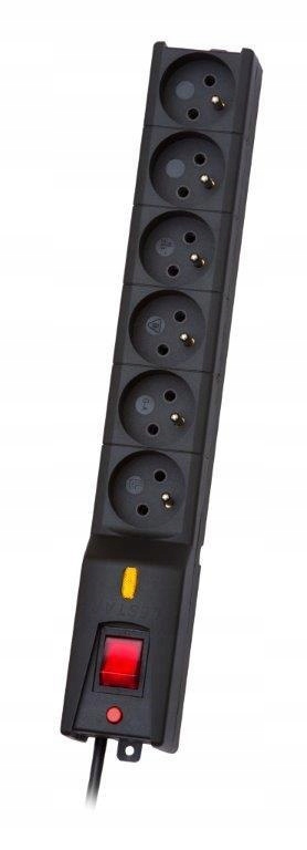 Listwa zasilająca Lestar LX 610 5m czarna