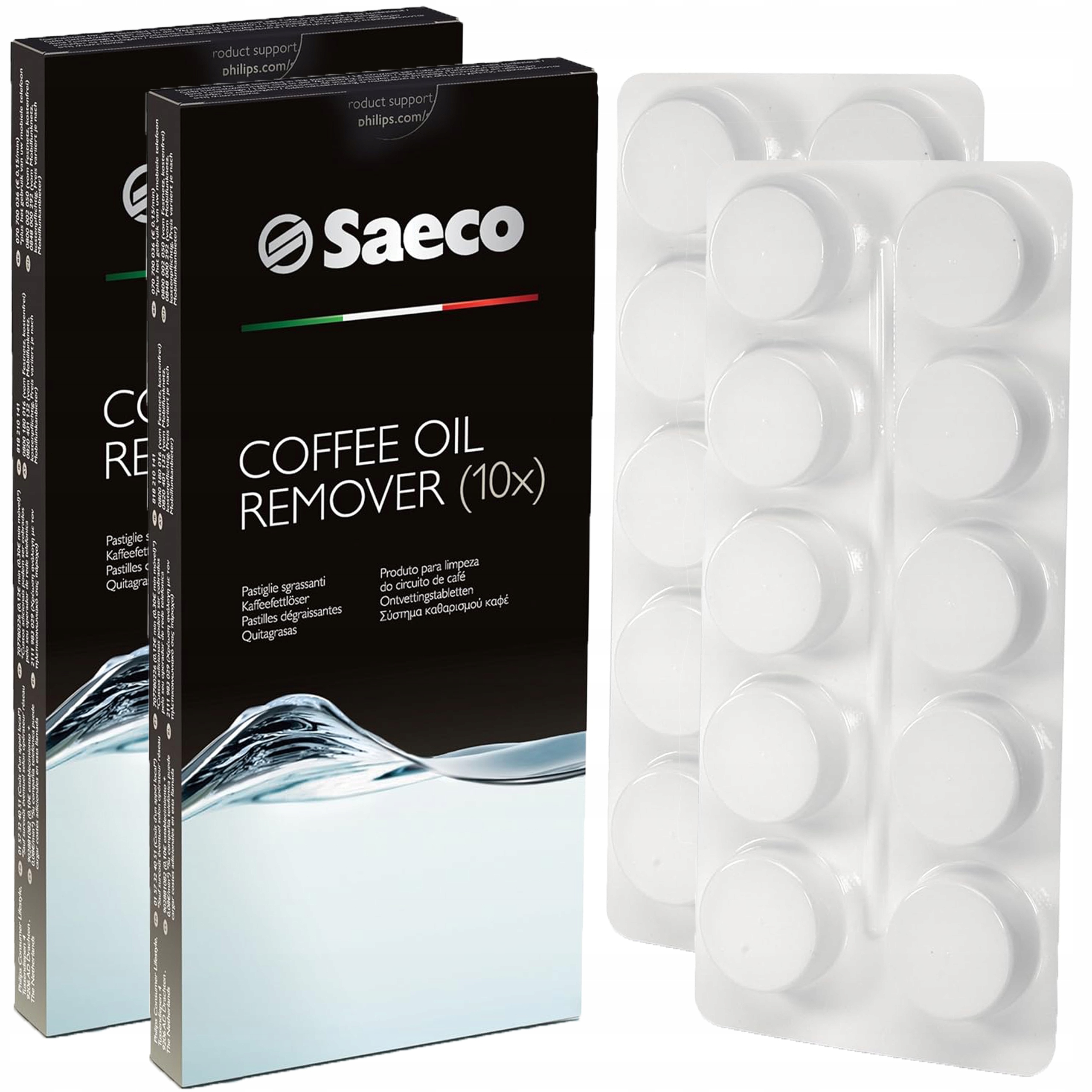 20 x Odmašťovací tablety pro kávovary Saeco Philips Ca