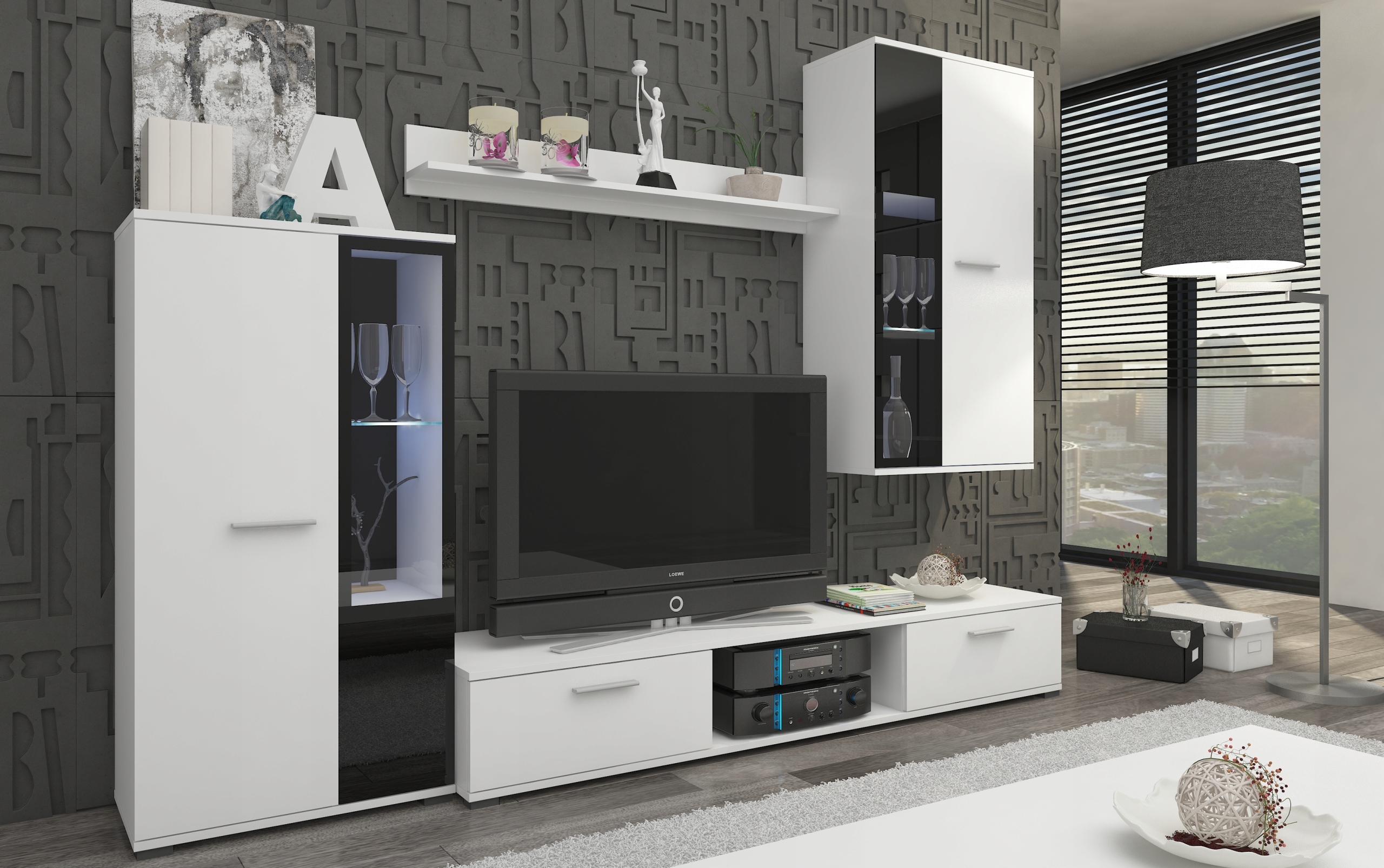 Meblościanka Salsa LED SZYBKA DOSTAWA !!!