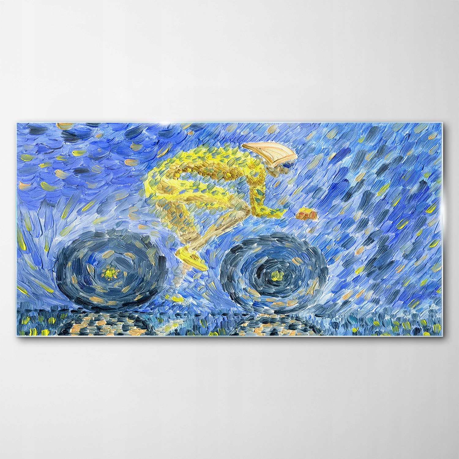 

Obraz Szklany Dekor Rowerzysta Droga Wyścig 120x60